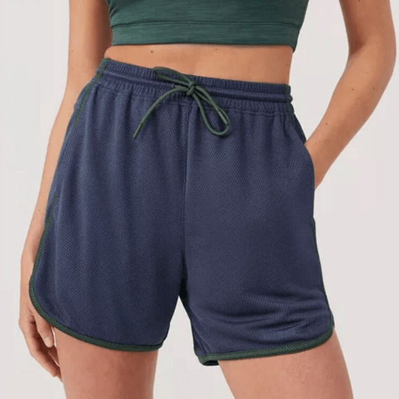 Outdoor Voices RecMesh 5" Athletic Shorts Blue/Green Size XS Athleisure - Picture 1 of 3